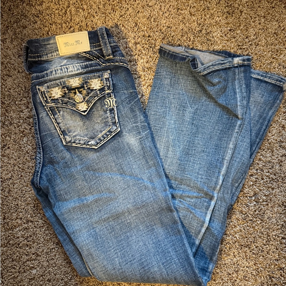 Miss Me Women's Light Blue Boot Cut Jeans